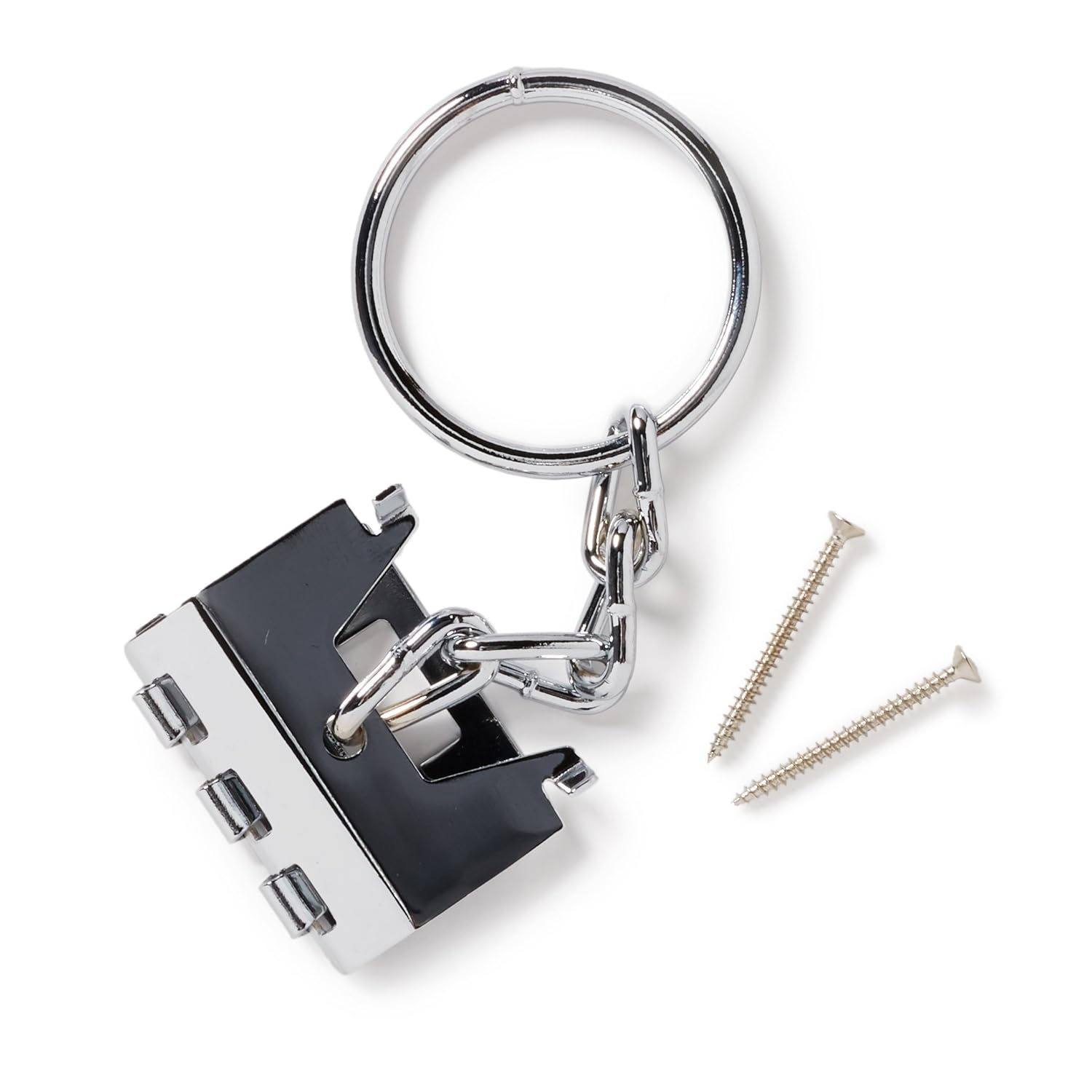 Strike Plate Locks Door Chain & Flip Lock Double Protection Security