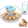 Okkobi M12 | Egg Incubator with Automatic Egg Turning and Humidity Control - 12/24 Eggs, 360° View, Easy to Use and Clean - Egg Incubators for Hatching Eggs - Incubadora de Huevos de Gallina