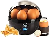 Neo 3 in 1 Electric Egg Cooker Boiled Poached Omelette Maker Black Silver