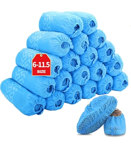 Medline Bouffant Caps - Single-Ply Polypropylene, 24 Inch Diameter, Blue, Elastic Band, Case Of 500