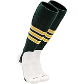 TCK Baseball Stirrup Socks with Stripes – Pro Style Game Day Uniform Socks for Baseball & Softball