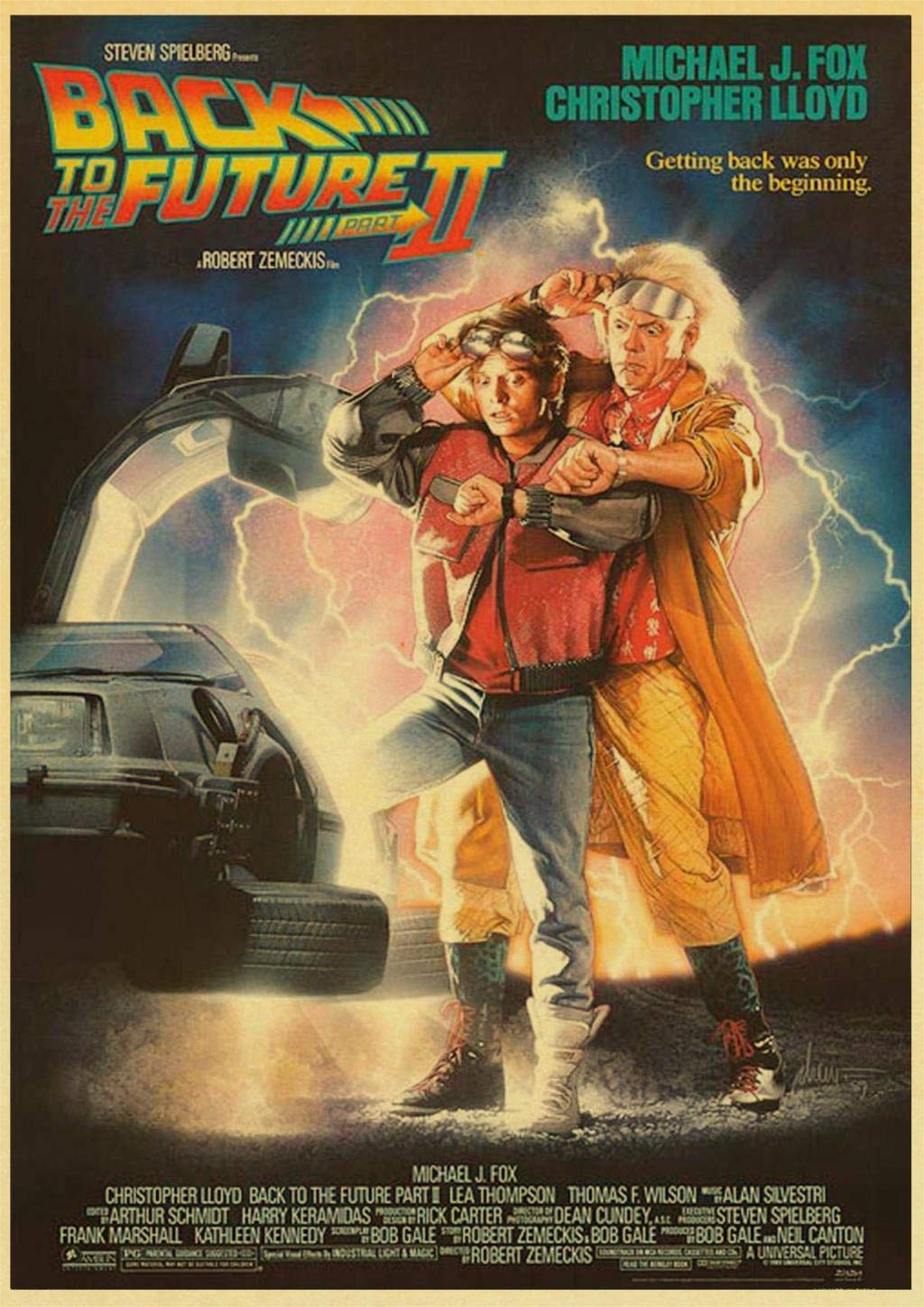 Amazon Com Back To The Future Poster Gifts For Marty Mcfly Fans