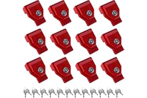 NAKANEKO Plastic Glad Hand Lock Without Keyed Alike 12 Pack Tractor Trailer Trucks Semi Trailer Lock