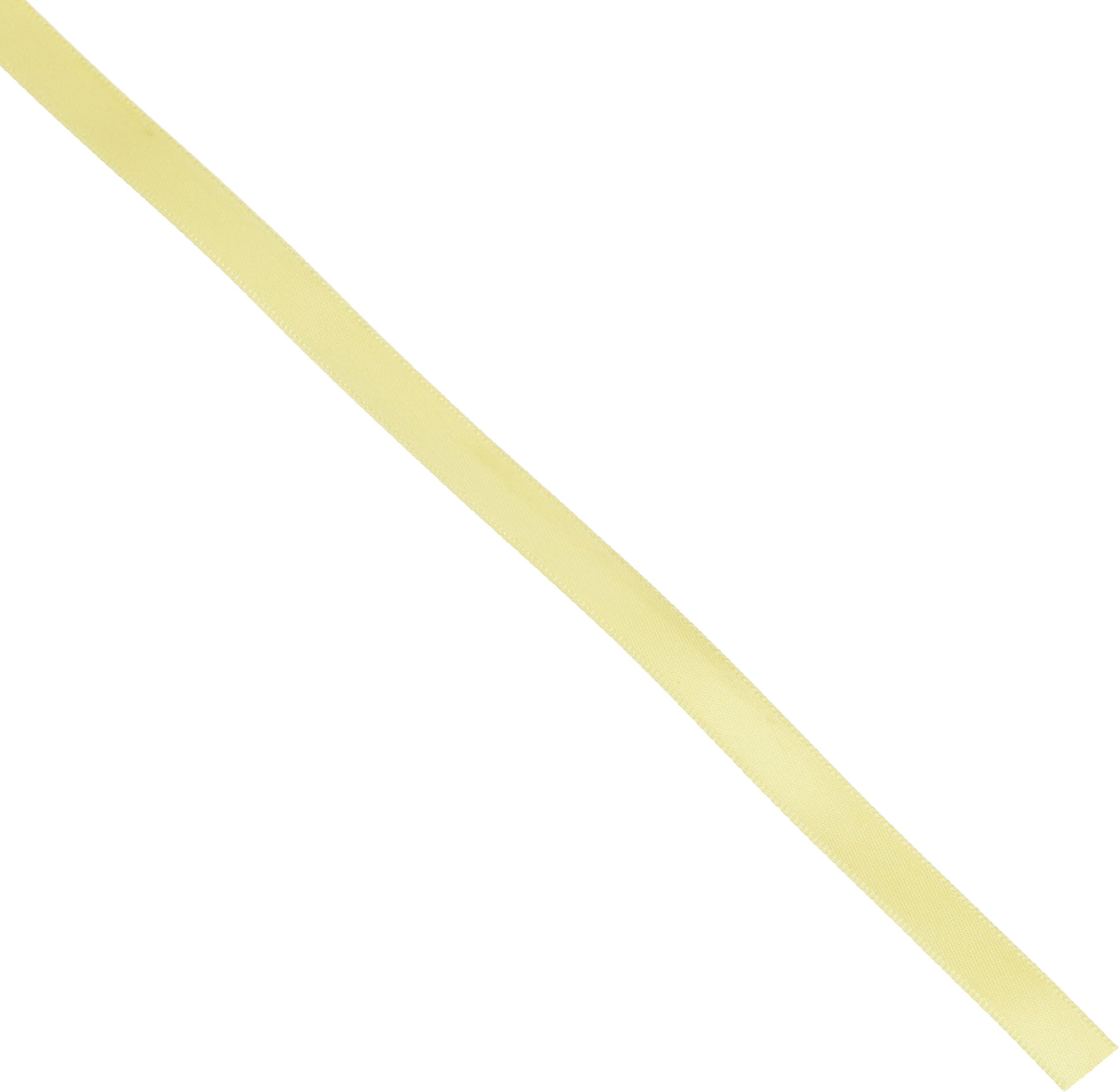 Schiff Ribbons 2244-1.5 20-Yard Polyester Double Face Satin Ribbon, 3/8-Inch, Lemonade