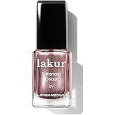 LONDONTOWN lakur Brown Nail Polish, Gel-Like Shine, Long-Lasting Color, Strengthens & Hydrates Nails, 0.4 Fl Oz