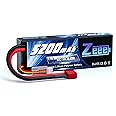Zeee 2S Lipo Battery 5200mAh 7.4V 80C Hard Case Battery with Deans Plug for 1/8 1/10 RC Vehicles Car RC Buggy Truggy RC Airpl