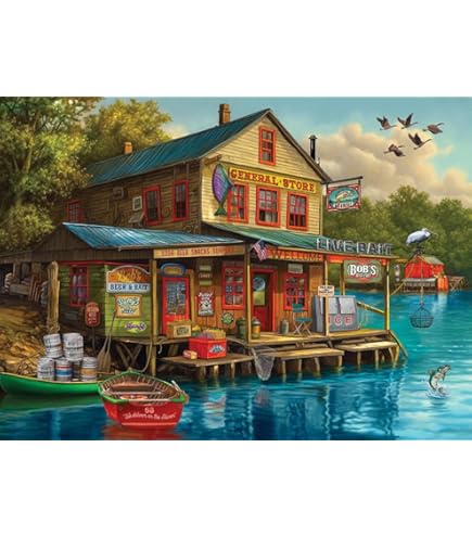 Amazon.com: Cobble Hill 1000 Piece Puzzle - Vibrant Sea - Sample