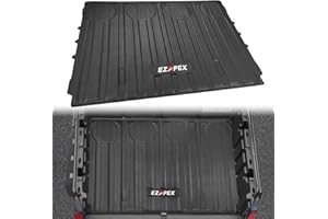 EZAPEX Bed Mat Liner Compatible with Can-am Defender HD5/HD8/HD10/MAX 2016 2017 2018 2019 2020 2021 2022 2023 2024 2025 (Not for Pro Model) All Weather Protector Cargo Accessories