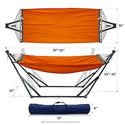 Tranquillo Sturdy Steel Hammock Stand with Premium
