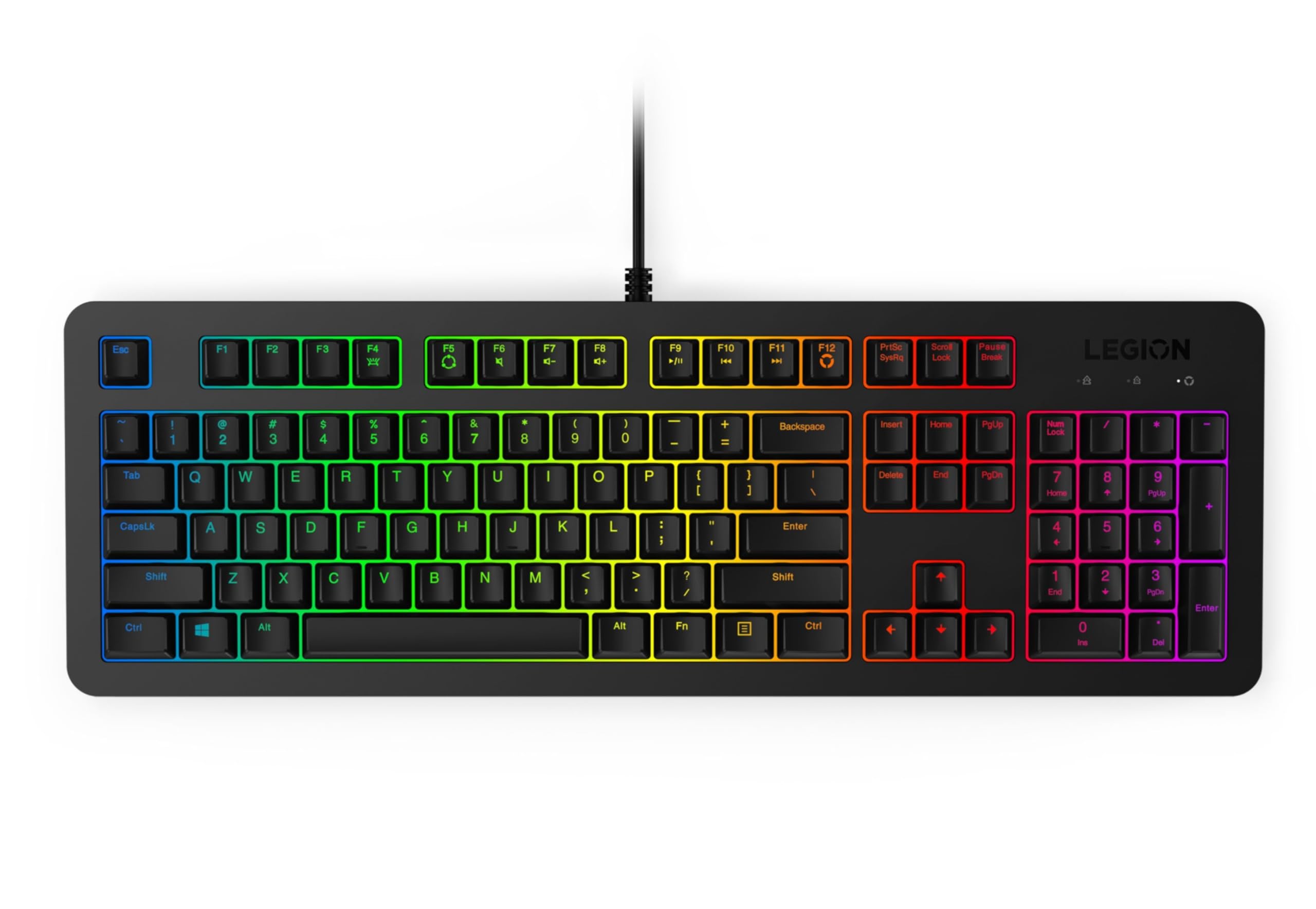 Lenovo GY40Y57708 QWERTY Legion K300 RGB Gaming Keyboard - US English