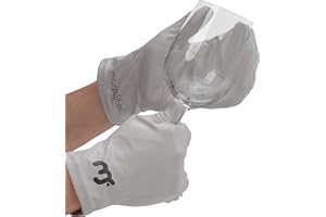 MagicFiber Microfiber Cleaning Cloth Gloves (1 Pair) Easily Clean, Polish & Dust Crystal, Wine Glass, Screens, Silver, Silverware, Glasses, Lens - Jewelry Cleaning Cloth - Wine Glass Cleaner