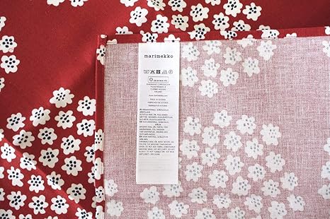 Amazon 正規輸入品 マリメッコ Marimekko ティータオル キッチンタオル Puketti プケッティ 赤 75 キッチンクロス オンライン通販