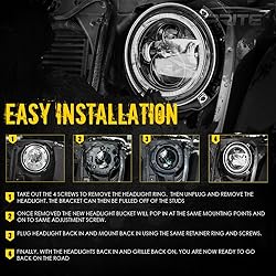 Xprite 7 Inch Headlight Mounting Bracket
