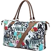 Weekender Bag Duffle Bag For Women Large Travel Tote Bag Overnight Weekend Bags With Shoulder Strap Cow Leopard Atzec…