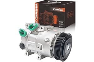 COOLIGO CO29159C Air Conditioner AC Compressor with Clutch Compatible with Hyundai Sonata 2.0L 2.4L 2012-2014, Kia Optima 2.0L 2.4L 2012-2018,Replaces 977013V110, 977013V110RU