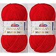 Himalaya Dolphin Baby Yarn Knitting Yarn 2 Skeins 264 Yards 2x100gram Super Bulky Baby Blanket Yarn (80318)