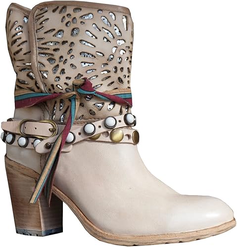 cream leather boots ladies