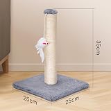 Nobleza Cat Scratching Post Small Activity Center Grey 25x25x35cm Sisal Toy view 4