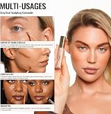 Oulac Full Coverage Concealer C4 Light Medium 3.8ml Long Lasting Hydrating view 4