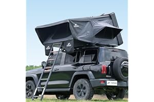 Topoak Pop Up Rooftop Tents Aluminum Hard Shell for Camping Waterproof SUV Car Jeep Overland Tent Campers Easy Setup in 30 Seconds-Topoak Vision
