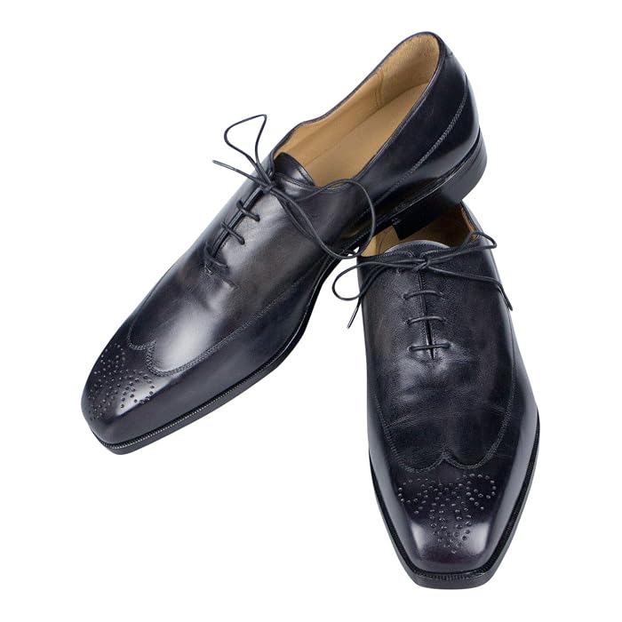 Buy berluti Black Leather Wing Tip 