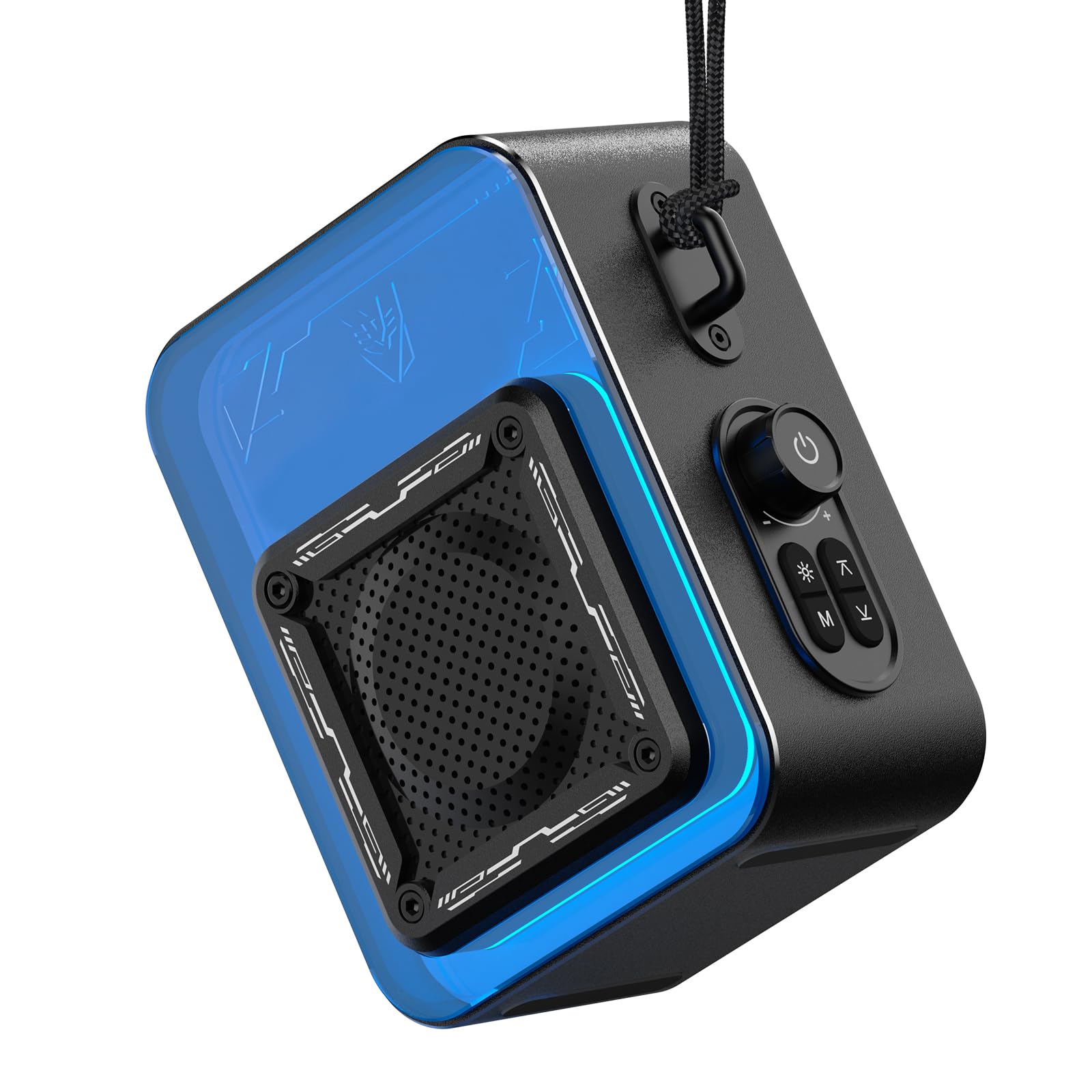 Photo 1 of XINGLINSHOE Portable Mini Party Speaker with Built-in Lights BT5.4 Mini Bluetooth Speaker (Black)