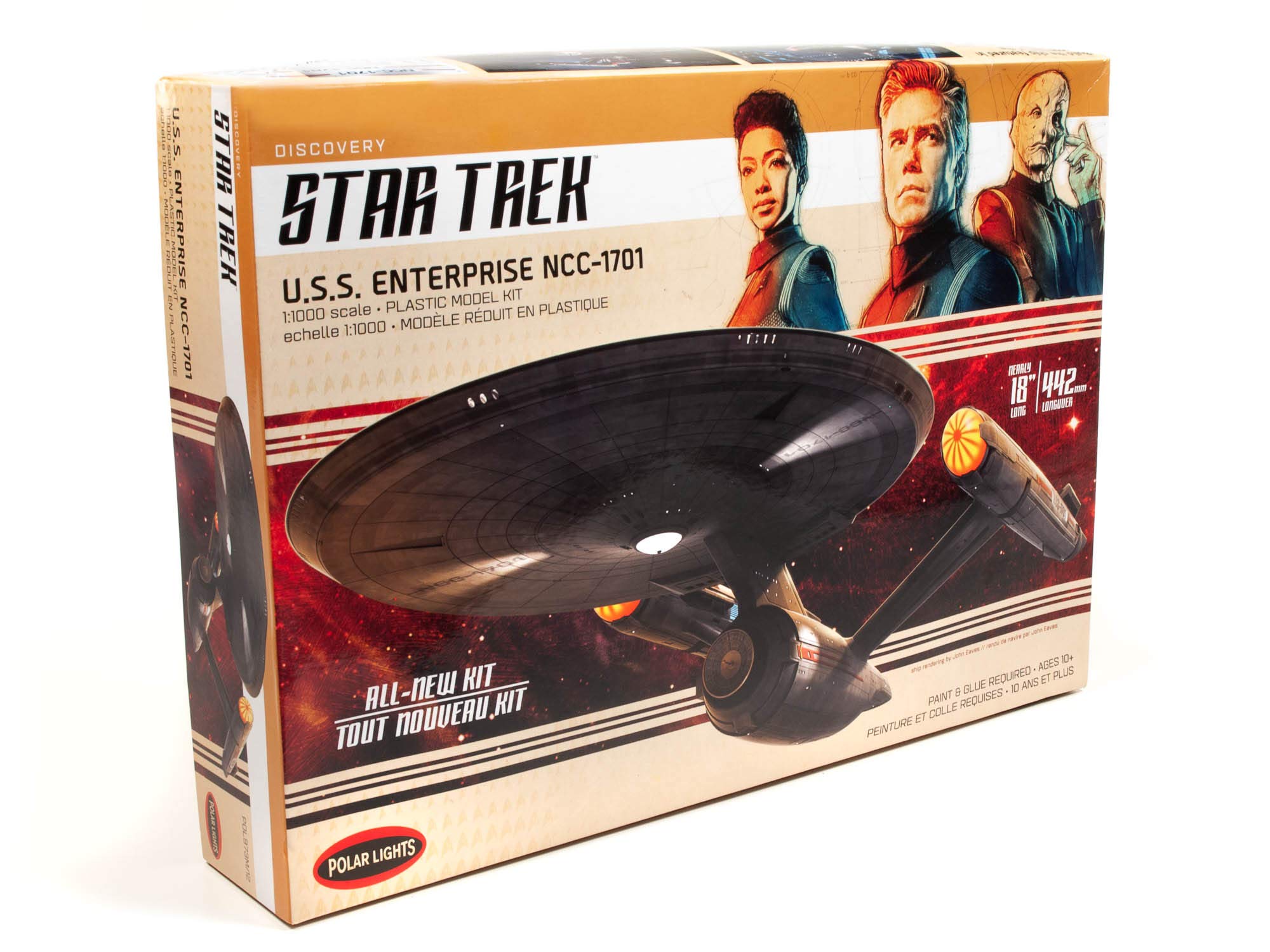 Polar Lights POL973M/12 1/1000 Star Trek Discovery USS Enterprise Plastic Model Kit