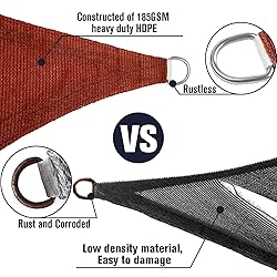 Amahut Sun Shade Sail Rectangle Canopy Porch Cover