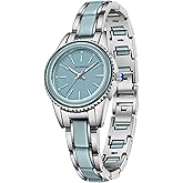 VTAIGE Women's Bracelet Watch Stainless Steel Two Tone Womens Watches Minimalist Dial Elegant Analog Wrist Watch for Women