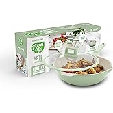 GreenLife Nonstick 12” (5QT) All in One Deep Skillet Wok with Lid, PFAS-Free Non-Toxic Ceramic Multi-Purpose Pan, Induction, All Stovetop, Egg, Stir Fry, Saute, Stay Cool Handle, Sage Green