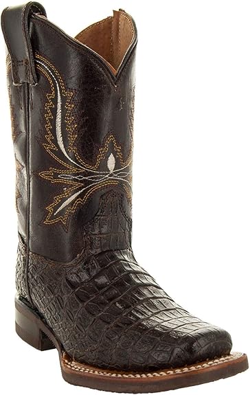 square toe gator boots