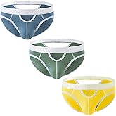 ZONBAILON Sexy Mens Briefs Cutout Underwear Low-Rise Comfortable Pouch Brief S M L XL 2XL