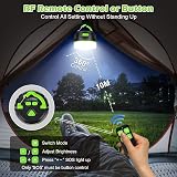 Lanktoo Rechargeable Camping Lantern with Remote Control USB C 5 Modes IP65 view 4