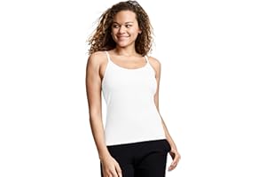 Jockey Women's Activewear Cotton Stretch Cami with Built-in Bra