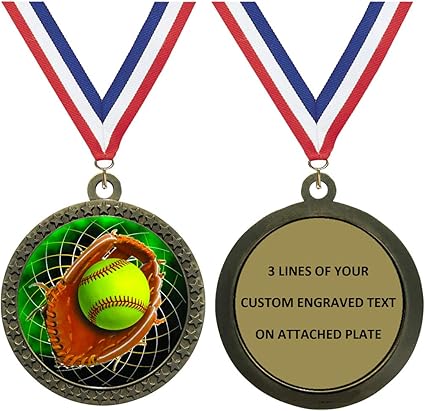 engraved softball