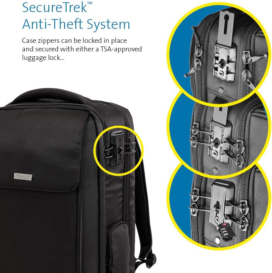 kensington securetrek backpack