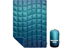 marshmallow dream Camping Blanket, Packable Puffy Blanket Down Alternative Blanket Lightweight Windproof Water Resistant for Outdoors,Hiking, Backpacking,Beach,Car,Picnic,Stadium 52x75in