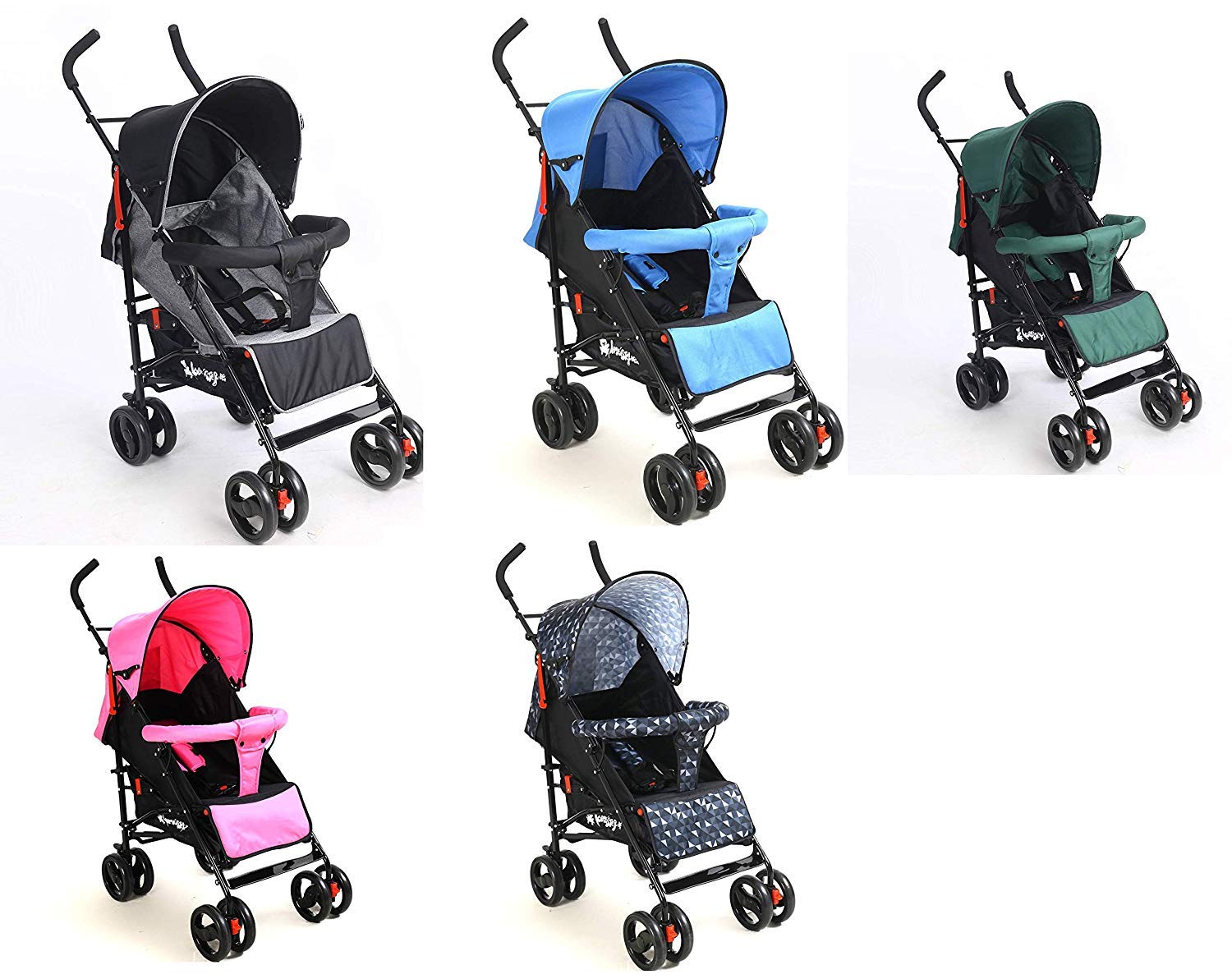 Kidmeister S9 Grün Liegebuggy Jogger Kinderwagen Kindersportwagen Liegeposition mit mehrfach verstellbarer Rückenlehne, grün