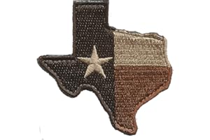 GADSDEN AND CULPEPER Die-Cut Tactical Texas Patch - Subdued Red White Blue