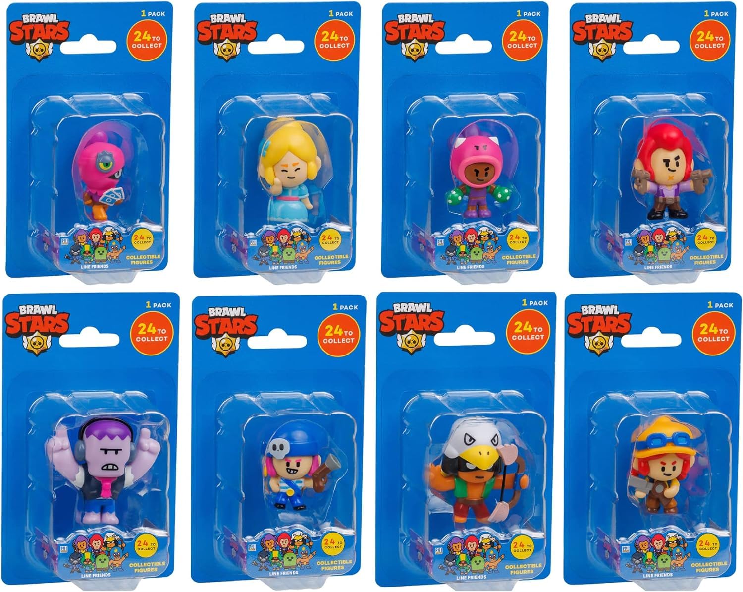 Brawl Stars P.M.I Collectible Figures, Pack of 1 (S1), a Figure (Casual) (BRW2010) - model can not be chosen
