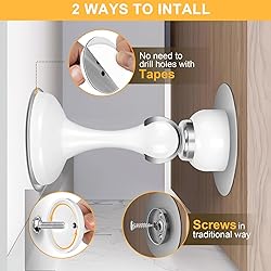 Profasion Magnetic Door Stoppers 4 Pack, Stainless