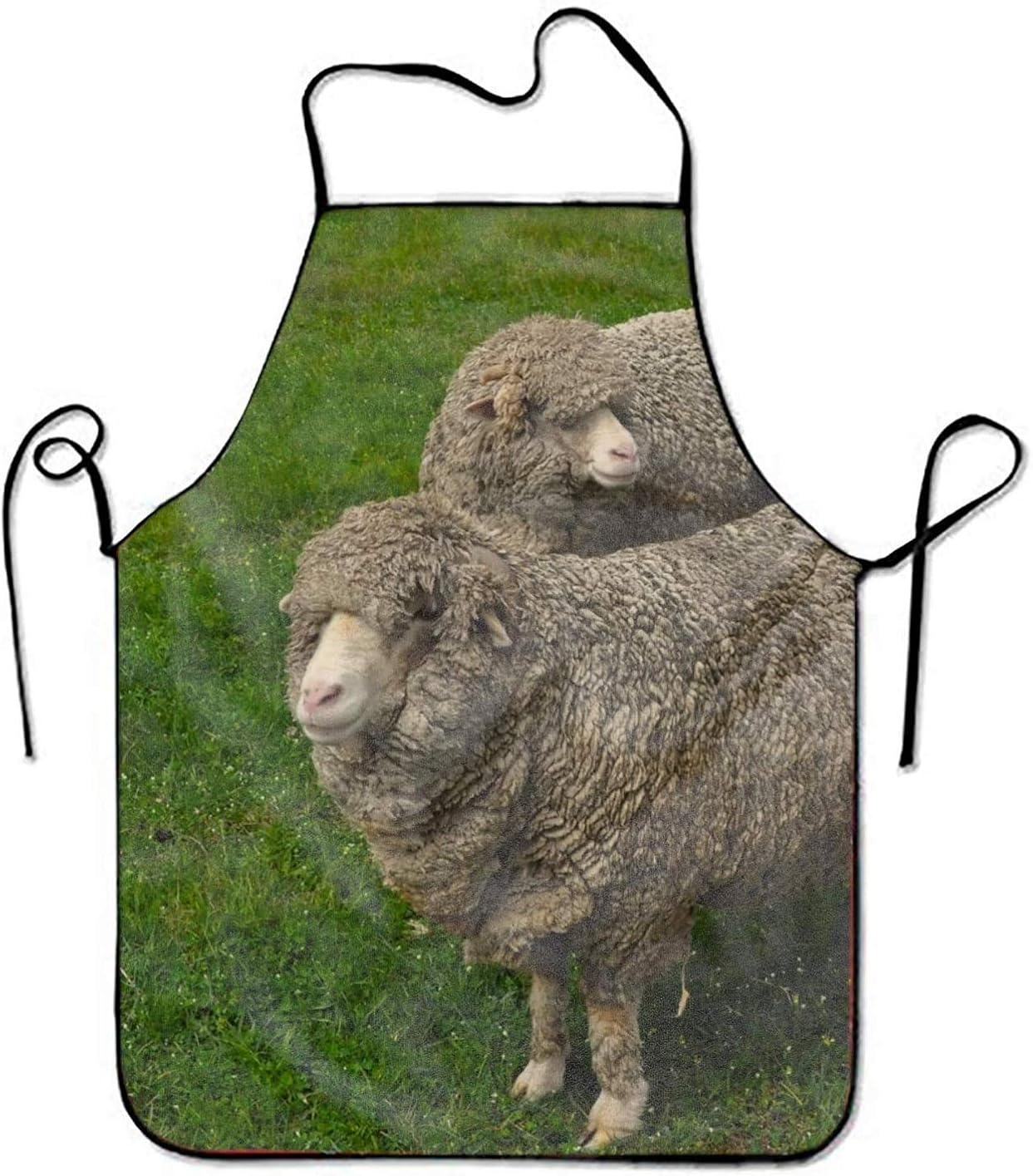Kitchen Aprons, Sheep in Paddock Kitchen Apron Cooking Great Gift for