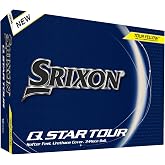 Srixon Q Star Tour 12 Golf Balls, Yellow