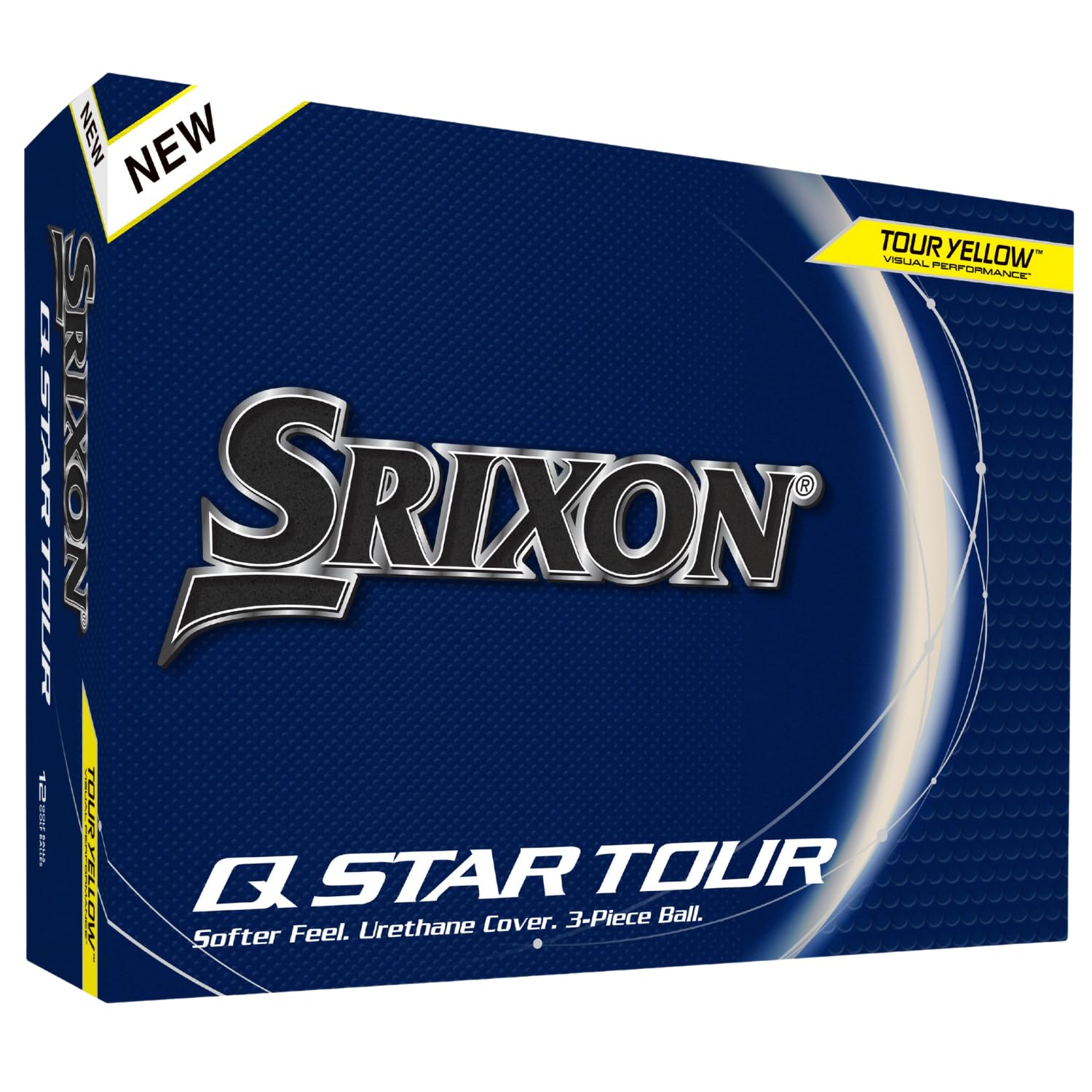 Srixon Q Star Tour 5 Golf Balls, Yellow Image