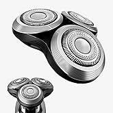 SH90 Replacement Rotary Heads Compatible with Philips Series 9000, New Version of Metal Wheel Buckle and Upgrade Double-Layer Precision Blades