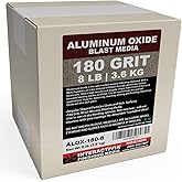 Aluminum Oxide #180-8 LBS - Very Fine Sand Blasting Abrasive Media for Blasting Cabinet or Blasting Guns.