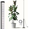 Barrina T10 Pro Standing Grow Light with Timer, 42W, 5000K, Full Spectrum Vertical Tall Grow Lights for Indoor Plants, Wide Coverage, 4FT to 5.6FT Height with Foot Switch, for Flower and Tall Plants