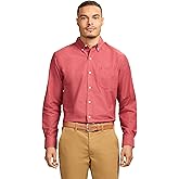 Izod Mens Pinpoint Oxford Button Down Shirt Long Sleeve Stretch