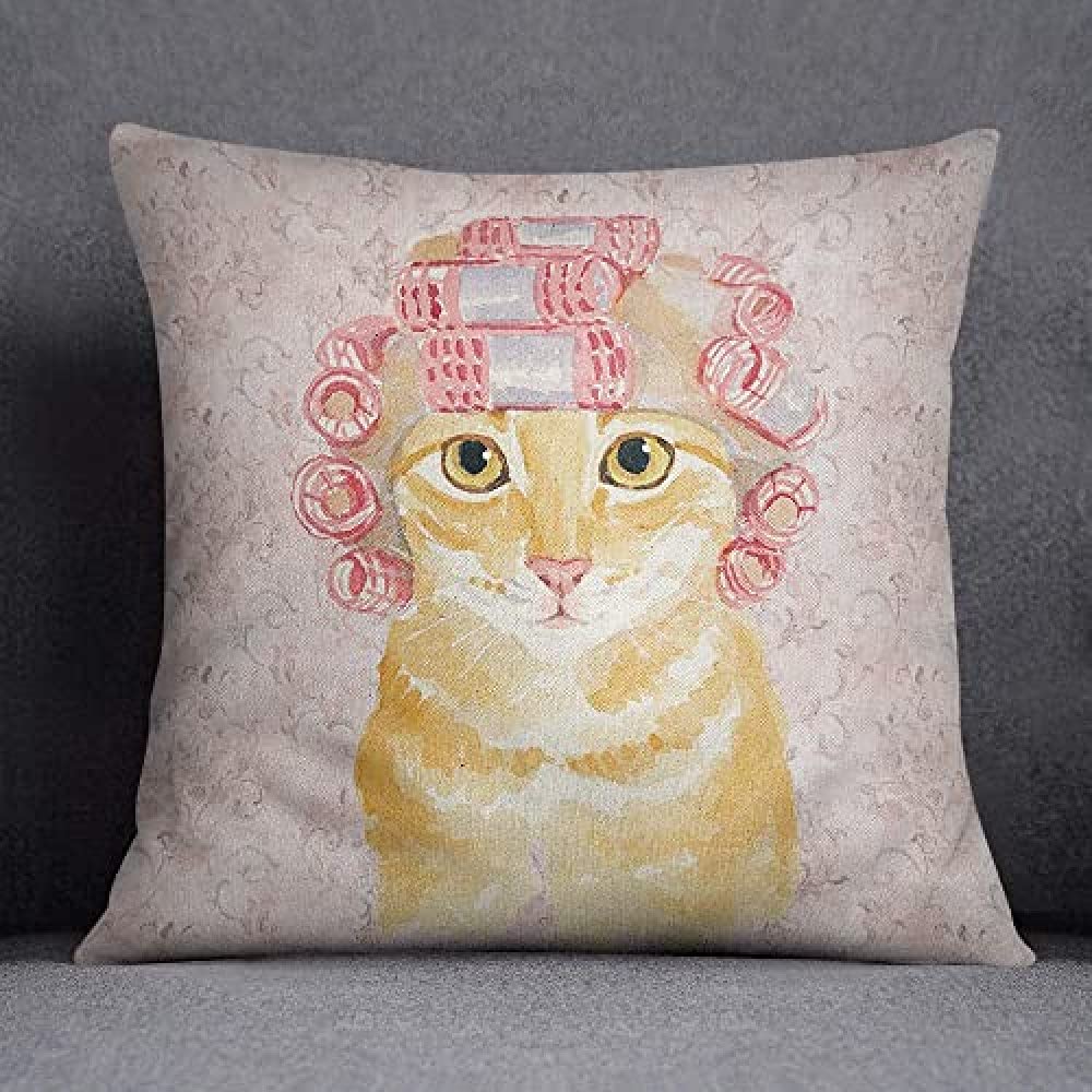 Bonamaison Decorative Cushion Cover, Cotton Polyester, Multicolor, 45X45