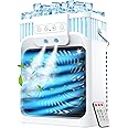 Portable Air Conditioner, Air Conditioner Portable with 3 Speeds, 3 Mist Settings, 1200ml XL Water Tank, 2~8h Timer, Portable